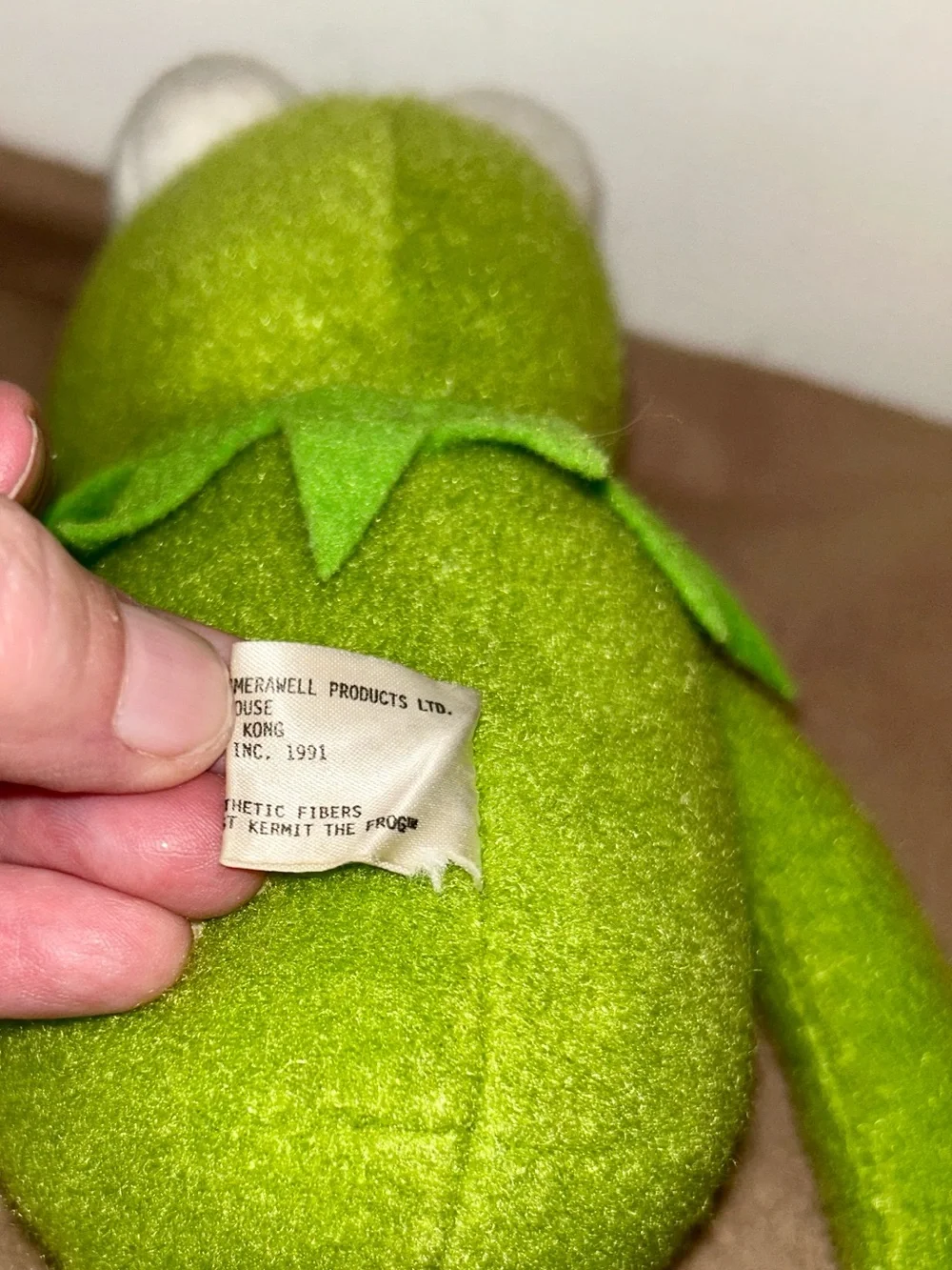Vintage Kermit the Frog 1976 Fisher Price #850 Jim Henson Muppets Doll.
